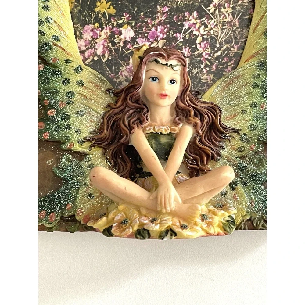 Vintage Forest Fairy Floral 7x5 Resin Photo Picture Frame Fairycore Fantasy‎